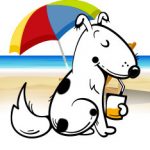 icona spiaggia che accetta cani