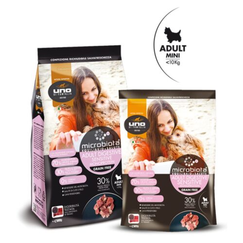 Uno di Famiglia Microbiota ADULT DIGESTIVE SENSITIVE MONOPROTEIN MINI